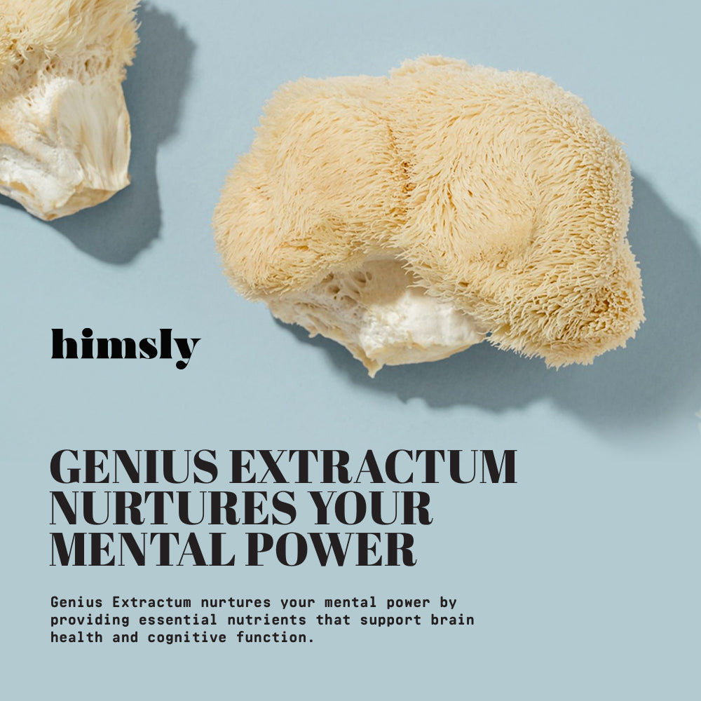 Genius Extractum nurtures your mental power by providing essential nutrients support brain health and cognitive function.